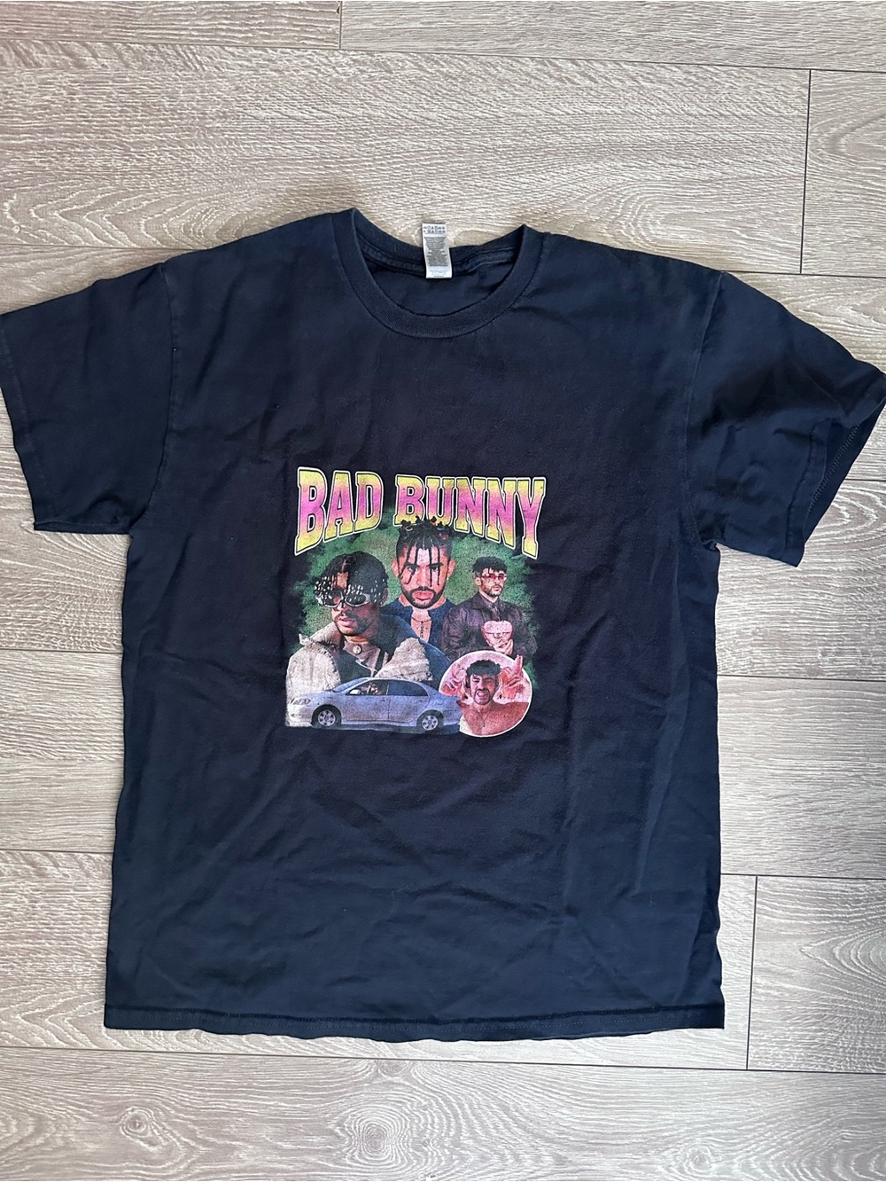 Black Bad Bunny Graphic Tee